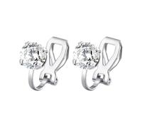 Philip Jones Boucles d'oreilles à clip en cristal créées avec des cristaux Zircondia®, Cristal, Cristal Zircondia®