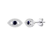 Philip Jones Boucles d'oreilles mauvais œil créées avec des cristaux Zircondia®