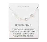 Philip Jones Bracelet d'amitié en nacre avec carte de citation en forme de cœur