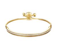 Philip Jones Bracelet d'amitié plaqué or créé avec des cristaux Zircondia®