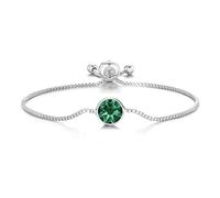 Philip Jones Bracelet en cristal vert créé avec des cristaux Zircondia®