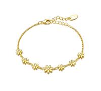 Philip Jones Bracelet Marguerite plaqué Or