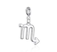 Philip Jones Breloque signe du zodiaque Scorpion créée avec des cristaux Zircondia