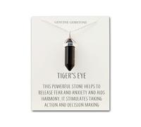 Philip Jones Collier de pierres précieuses d'oeil de tigre