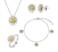 Philip Jones Ensemble de 4 bracelets marguerites