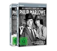 Philip Marlowe Set Vol. 1+2 - 11 Episoden TV-Krimiserie nach Raymond Chandler mit Powers Boothe - HBO Klassiker im Noir-Stil Los Angeles - Mit Bonusmaterial inkl. Bonusfilm