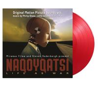 Philip Glass – Naqoyqatsi: Life As War – Vinyle 2xLP 180 g Rouge translucide – Pochette gatefold