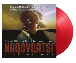 Philip Verre Naqoyqatsi-Life Comme War (Couleur Vinyle 180G Numérotée 2xLP)