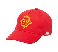 Philipp Plein - Baseball Cap Hexagon - unisex - Accessoires - Rouge - Taille: ONE Size