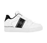 Philipp Plein - Baskets basses cloutées en cuir Nappa - unisex - Chaussures - Blanc - Taille: 46 EU