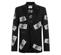 Philipp Plein - Blazer Dollars Strass - Homme - Vestes - Noir - Taille: 4XL