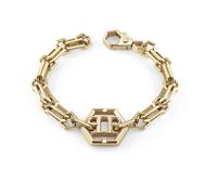 Philipp Plein - Bold Chain Bracelet - Homme - Accessoires - Jaune - Taille: ONE Size