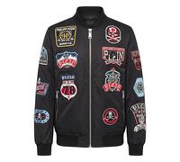 Philipp Plein - Bomber en Nylon avec Patchs - Homme - Vestes - Noir - Taille: L