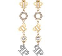 Philipp Plein Boucles d'oreilles or / argent, Taille One Size
