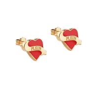 Philipp Plein Boucles d'oreilles or / rouge, Taille One Size