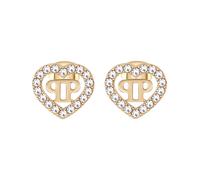 Philipp Plein Boucles d'oreilles or / transparent, Taille One Size