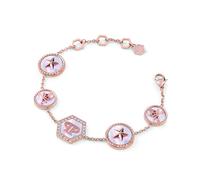 Philipp Plein Bracelet Chaîne En Acier Inox Rose PLEIN MINI LOGO PJ2EA15BU