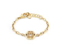 Philipp Plein - Bracelet Hexagone en Acier Inoxydable - Femme - Accessoires - Jaune - Taille: ONE Size