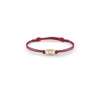 Philipp Plein Bracelet unisexe en acier inoxydable doré et lin, Standard, acier inoxydable