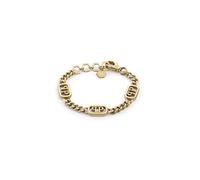 Philipp Plein Bracelet unisexe en acier inoxydable et lin, Standard, acier inoxydable