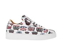 Philipp Plein - Carson Patches Low-Top Baskets - Homme - Chaussures - Blanc - Taille: 46 EU