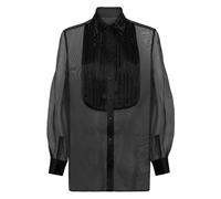 Philipp Plein - Chemise Plastron Strass - Femme - Blouses et Chemises - Noir - Taille: 38 FR