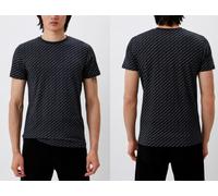 Philipp Plein Comfort Stretch T-Shirt All Over Logo Salon Top Emblématique Wow