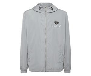 Philipp Plein - Coupe-vent en nylon - Homme - Vestes - Gris - Taille: 3XL