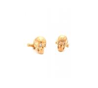 Philipp Plein - Cufflinks IP 3D Skull - Homme - Accessoires - Jaune - Taille: ONE Size