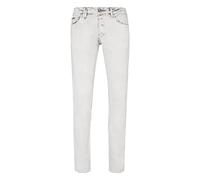 Philipp Plein - Denim Pantalons Super Straight Cut Skull&Bones - Homme - Jeans - Gris - Taille: W30