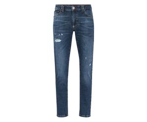 Philipp Plein - Destroyed Slim Fit Jeans - Homme - Jeans - Bleu - Taille: W38