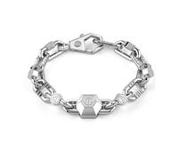 Philipp Plein - Edge Bracelet - Homme - Accessoires - Gris - Taille: ONE Size