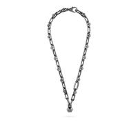 Philipp Plein - Edge Cable Chain Necklace - Homme - Accessoires - Gris - Taille: ONE Size
