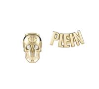 Philipp Plein Femme Boucles D'Oreilles Acier Inox IP Gold Lettrage PJ1AA02EU