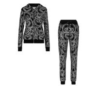 Philipp Plein, Femme, Combinaisons et Ensembles, Noir, Taille: 36 FR Teddy Tracksuit