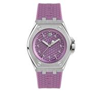 Philipp Plein Femme Montre Analogue Quartz Extrême Mauve PWJAA0222 Silicone