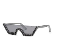 Philipp Plein, Femme, Accessoires, Gris, Taille: ONE Size Lunettes de soleil Crystal Lux