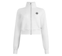 Philipp Plein, Femme, Sweatshirts et sweats à capuche, Blanc, Taille: 38 FR Fatale Zip Jacket