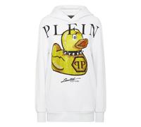 Philipp Plein, Femme, Sweatshirts et sweats à capuche, Blanc, Taille: 40 FR Sweat à capuche SweaT-shirt Duck