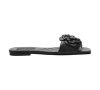Philipp Plein - Flat Slides Flower - Femme - Chaussures - Noir - Taille: 40 EU