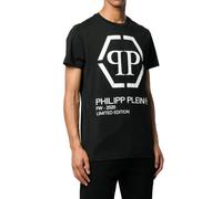 Philipp Plein Gold Cut Édition Limitée Logo T-Shirt Col Rond Top Neuf 2XL