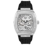 PHILIPP PLEIN Herren Uhr Automatik $KELETON PWBAA2123 Silikon