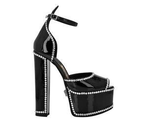 Philipp Plein - High Heel Sandales - Femme - Chaussures - Noir - Taille: 39 EU