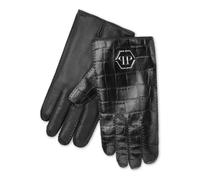 Philipp Plein, Homme, Accessoires, Noir, Taille: 8 IN Mid-Gloves Hexagon