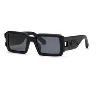 Philipp Plein Homme Philipp Plein SPP129V PLEIN EAGLE 703 Lunettes de soleil Acétate Noir Fumée Carré Normale