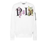 Philipp Plein, Homme, Sweatshirts et sweats à capuche, Blanc, Taille: 2XL SweaT-shirt LS Tattoo