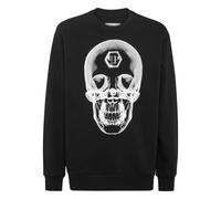 Philipp Plein, Homme, Sweatshirts et sweats à capuche, Noir, Taille: 4XL SweaT-shirt LS