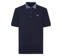 Philipp Plein, Homme, Tops, Bleu, Taille: S Polo Piqué Gothic Plein