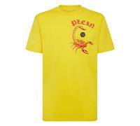Philipp Plein, Homme, Tops, Jaune, Taille: S T-Shirt Col Rond Scorpion