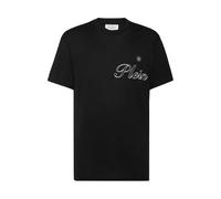 Philipp Plein, Homme, Tops, Noir, Taille: XL T-shirt Noir Col Rond